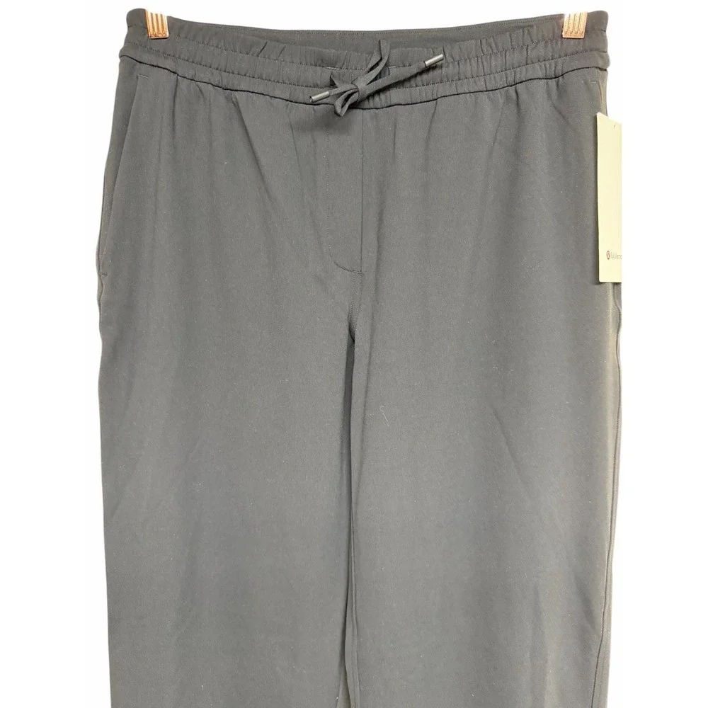 Lululemon Straight-Leg Mid-Rise Pant Luxtreme Black Women's Size Medium - Picture 3 of 11